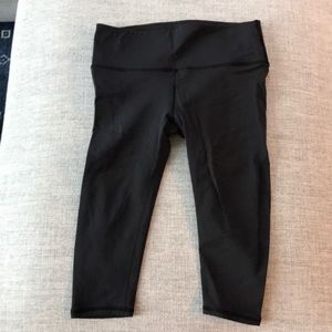 Lululemon Capris with Mesh Detail